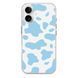 Чехол прозрачный Print Animal Blue with MagSafe для iPhone 17 Cow
