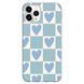 Чохол прозорий Print Love Kiss для iPhone 14 PRO MAX Love Blue - ash-mobile.com.ua - фото 1