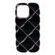 Чехол Дутый ромбик для iPhone 14 Black - ash-mobile.com.ua - фото 1
