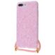 Чехол Confetti Jelly Case со шнурком для iPhone 7 Plus | 8 Plus Pink купить