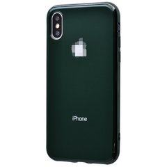 Чохол Silicone Case (TPU) для iPhone X | XS Midnight Green купити