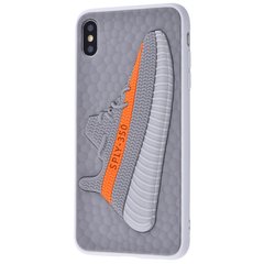 Чехол Sneakers Brand Case (TPU) для iPhone X | XS Кроссовок Gray купить