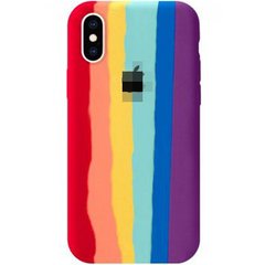 Чохол Rainbow Case для iPhone XS MAX Red/Purple купити