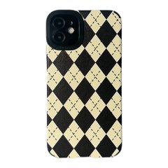 Чехол Ribbed Case для iPhone 12 Mini Rhombus Biege/Black купить