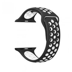 Ремінець Nike Sport Band для Apple Watch 42/44/45 mm Black/White купити