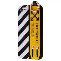 Чохол Brand OFF-White Case для iPhone SE 2|SE 3 Black/White/Yellow купити
