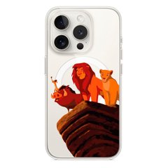 Чехол прозрачный Print Lion King with MagSafe для iPhone 11 PRO Family купить