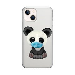 Чохол прозорий Print Animals для iPhone 13 MINI Panda