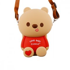 Сумка на плече для дитячого фотоапарату Bear Love 12,5*15*5 Red купити