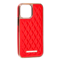 Чохол PULOKA Design Leather Case для iPhone 13 Red