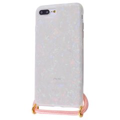 Чехол Confetti Jelly Case со шнурком для iPhone 7 Plus | 8 Plus White купить