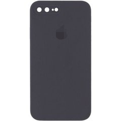 Чехол Silicone Case FULL+Camera Square для iPhone 7 Plus | 8 Plus Charcoal Gray купить