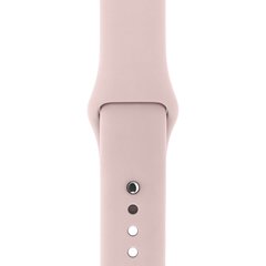 Ремінець Silicone Sport Band для Apple Watch 42mm | 44mm | 45mm | 49mm Pink Sand розмір L купити