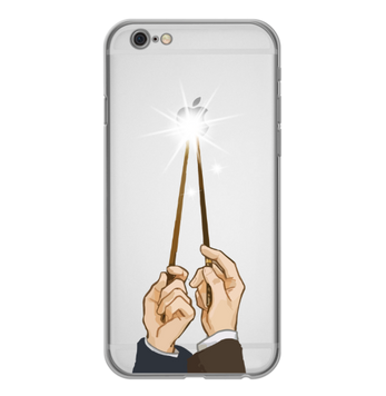 Чохол прозорий Print POTTERMANIA для iPhone 6 Plus | 6s Plus Wand - ash-mobile.com.ua - фото 1