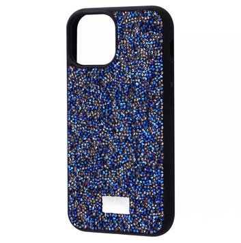 Чехол Bling World Grainy Diamonds для iPhone 13 Navy - ash-mobile.com.ua - фото 1