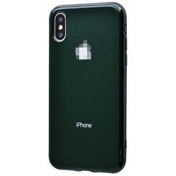 Чехол Silicone Case (TPU) для iPhone X | XS Midnight Green - ash-mobile.com.ua - фото 1
