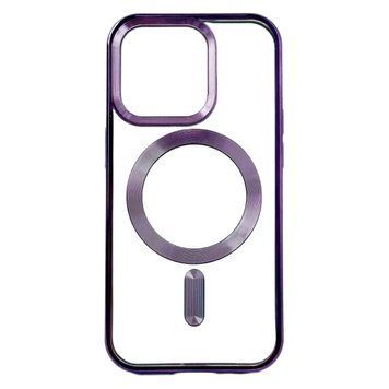Чехол Shining ajar with MagSafe для iPhone 15 PRO Deep Purple - ash-mobile.com.ua - фото 1