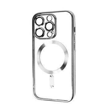 Чохол Shining with MagSafe для iPhone 15 Silver - ash-mobile.com.ua - фото 1