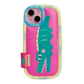 Чехол Crocodile Cniss Kahey Case для iPhone 15 Pink - ash-mobile.com.ua - фото 1