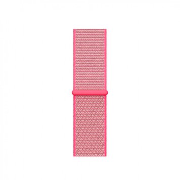 Ремінець Nylon Loop з липучкою для Apple Watch 42mm | 44mm | 45mm | 46mm | 49mm Hot Pink - ash-mobile.com.ua - фото 1