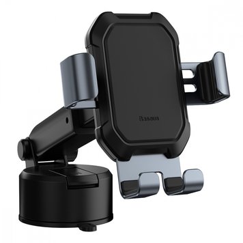 Автодержатель Baseus Tank Gravity Car Mount With Suction Base Black - ash-mobile.com.ua - фото 1