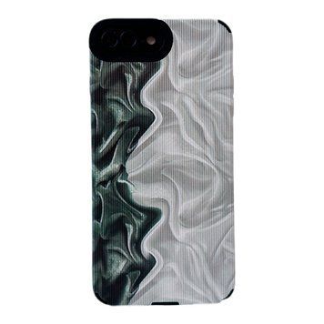 Чохол Ribbed Case для iPhone 7 Plus | 8 Plus Marble White/Green - ash-mobile.com.ua - фото 1