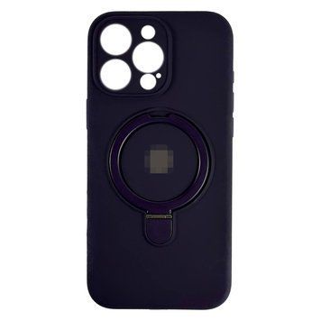 Чохол Silicone Case with Ring Stand Full Camera для iPhone 13 PRO MAX Deep Purple - ash-mobile.com.ua - фото 1