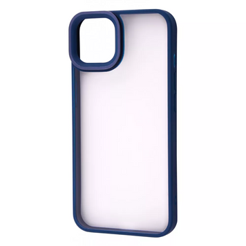 Чохол Baseus Crystal для iPhone 13 Navy Blue - ash-mobile.com.ua - фото 1