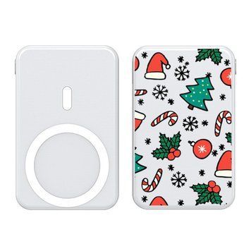 Портативная Батарея JJT-A27 MagSafe 10000mAh Print New Year Tree/Lollipop/Hat - ash-mobile.com.ua - фото 1