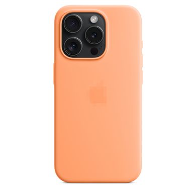 Чохол Silicone Case Full OEM для iPhone 15 PRO MAX Orange Sorbet