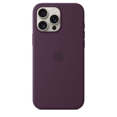 Чехол Silicone Case with MagSafe OEM для iPhone 16 PRO MAX Plum - ash-mobile.com.ua - фото 1