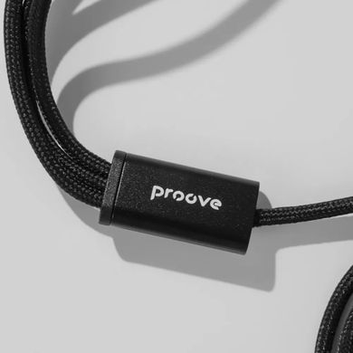 Кабель Proove Triple Connection 3 in 1 Type-C + Micro USB + Lightning (1,2m) Black - ash-mobile.com.ua - фото 6