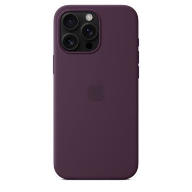 Чохол Silicone Case with MagSafe OEM для iPhone 16 PRO MAX Plum - ash-mobile.com.ua - фото 4