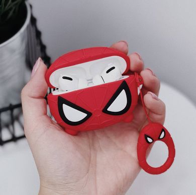 Чехол 3D для AirPods PRO Spider Man Red - ash-mobile.com.ua - фото 4