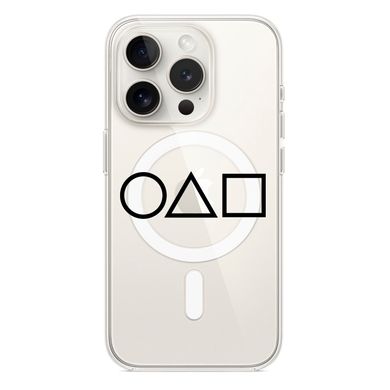 Чехол прозрачный Print SQUID GAME with MagSafe для iPhone 11 PRO MAX Game купить
