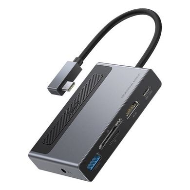 Переходник для MacBook USB-C хаб Baseus Magic Multifunctional 6 в 1 Gray купить