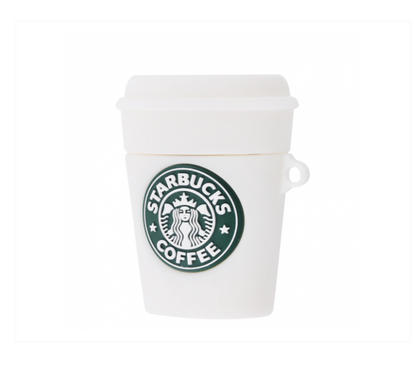 Чохол 3D для AirPods 1 | 2 Starbucks Coffee Cup White купити