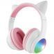 Бездротові навушники Proove Kids LumiCat (APP) White-Pink