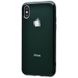 Чохол Silicone Case (TPU) для iPhone X | XS Midnight Green