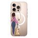 Чехол прозрачный Print Adventure Girls with MagSafe для iPhone 16e | 17e Beige Bag