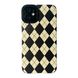 Чехол Ribbed Case для iPhone 12 Mini Rhombus Biege/Black