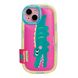 Чехол Crocodile Cniss Kahey Case для iPhone 15 Pink