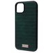 Чехол SULADA Crocodile Leather Case для iPhone 14 Plus Green