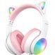 Бездротові навушники Proove Kids LumiCat (APP) White-Pink