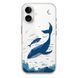 Чехол прозрачный Print Animal Blue with MagSafe для iPhone 17 Whale