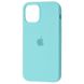 Чехол Silicone Case Full для iPhone 12 PRO MAX Sea Blue купить