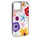 Чехол Cute Flowers with MagSafe для iPhone 14 White