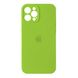 Чохол Silicone Case Full + Camera для iPhone 13 PRO MAX Lime Green