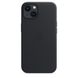 Чохол Leather Case with MagSafe для iPhone 13 MINI Midnight