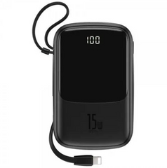 Портативная Батарея Baseus Q Pow Digital Display 15W 10000mAh Black купить